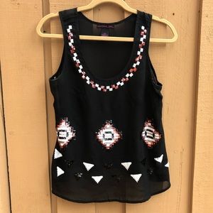 Material Girl Black with Squence Top